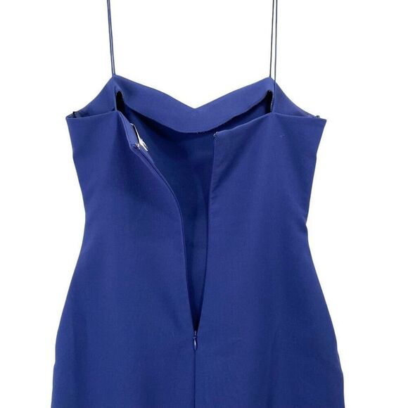 Likely Verona ruffle mini sheath Dress‎ Size 2 Blueprint blue - Picture 8 of 11